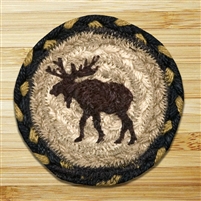Moose Braided Coaster - Set of 4
