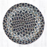 Round Trivet - Blue/Natural