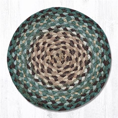 Round Trivet - Dark Green