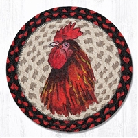 Round Trivet - Rooster