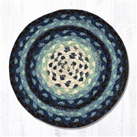 Round Trivet - Blueberry/Cream