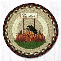 Round Trivet - Pumpkin Patch