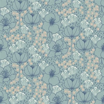 Emilia Collection - "Meghan" Seafoam Rayon Fabric - 44/45" wide