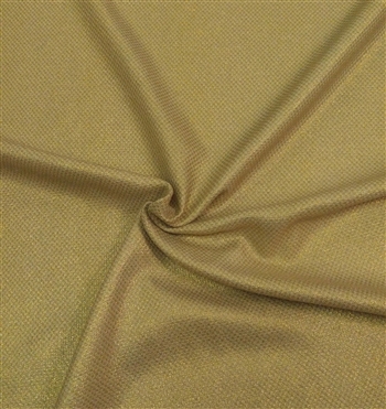 Natural/Gold Metallic Jacquard Suiting, 60" Wide