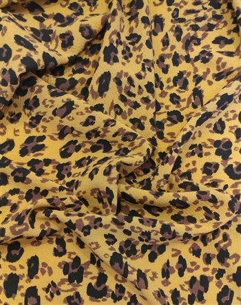 Animal Print Bubble Crepe, 60" wide