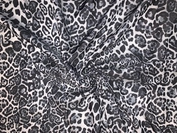 Charcoal Cheetah, 58" wide