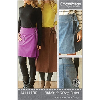 Indygo Junction Pattern, SideKick Wrap Skirt