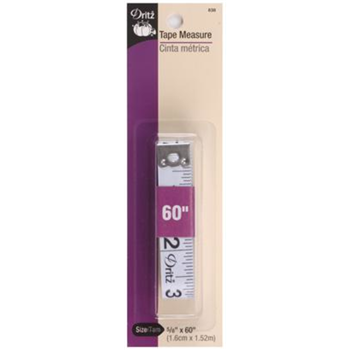 Dritz White Tape Measure, 5/8" x 60"