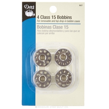 Dritz Class 15 Metal Bobbins - Pack of 4