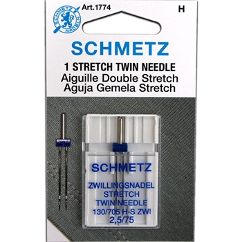 Stretch Twin Needle, package of 1