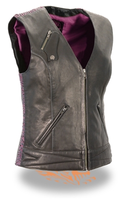 Leather vest