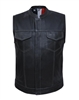 Men's USA Lined SOA Leather Vest