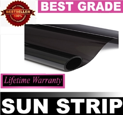 5% AUTO TINT SUN VISOR STRIP (10in X 100ft)