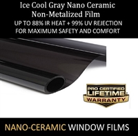 Ice Cool Gray Nano Ceramic-60 Inch X 100 Feet Roll