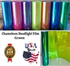 Chameleon Headlight Film-Green (12in X 32ft)
