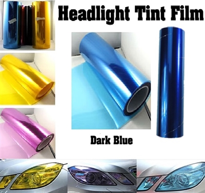 Car Headlight Film-Dark Blue (12in X 32ft)