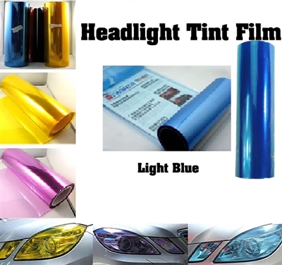 Car Headlight Film-Light Blue (12in X 32ft)