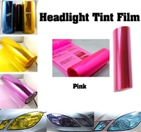 Car Headlight Film-Pink (12in X 32ft)