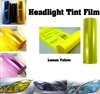 Car Headlight Film-Lemon Yellow (12in X 32ft)