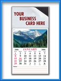SB51 - SCENIC BUSINESS CARD MAGNETIC CALENDAR  (April - March)