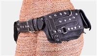 Galactic Leather Pocket Belt