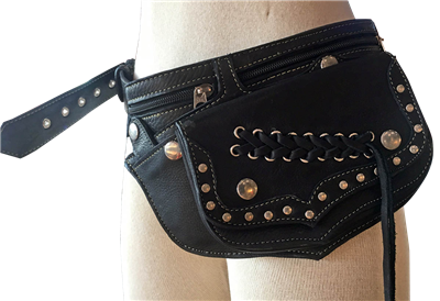 Quinn Leather Pocket Belt