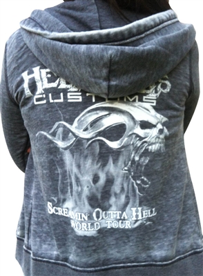 Screamin' Outta Hell World Tour Vintage Zip Hoodie