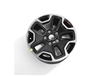 Wheel 17 Inch JK Rubicon Semi Gloss Black With Machined Accents - 1XA50RXFAA