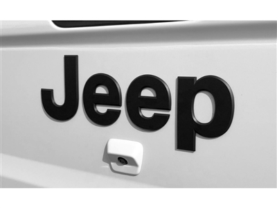 Emblem Jeep Tailgate Matte Black - 68352381AB