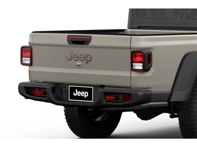 Emblem Jeep Tailgate Rubicon Red & Grey - 68352383ACKIT