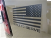 Bedside Graphics - Built To Serve Edition American Flag - Passenger Side - 68500062AA