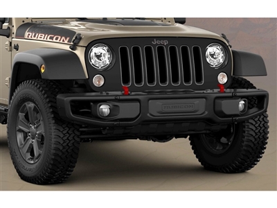 Front Rubicon Steel 3-Piece Bumper - 82213653AB