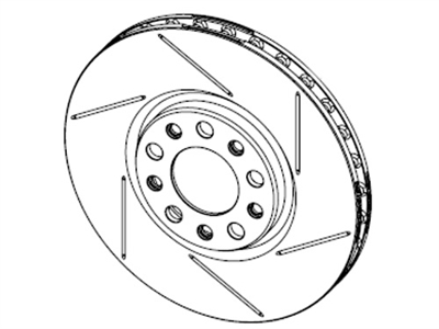 Mopar Performance Dodge Dart Front Brake Kit -P5156166