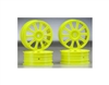 JConcepts Rulux 1:10 Buggy Wheel B44 Front 4pcs Yellow 3307Y