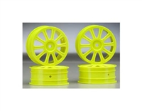 JConcepts Rulux 1:10 Buggy Wheel B44 Front 4pcs Yellow 3307Y