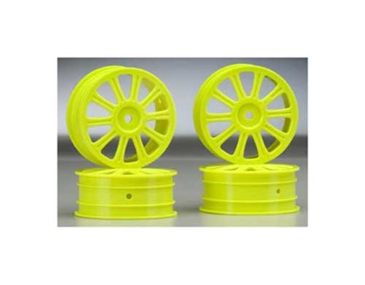 JConcepts Rulux 1:10 Buggy Wheel B44 Front 4pcs Yellow 3307Y