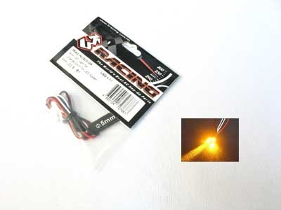 3Racing 5mm Normal LED Light Orange 3RAC-NLD05/OR