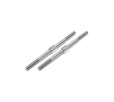 3Racing 64 Titanium 3mm Turnbuckle 3x65mm 2pcs 3RAC-TR365