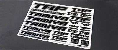 Tamiya TRF Sticker C Mirror Finish Border Black 42246