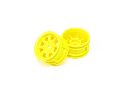 Tamiya Mini Cooper Wheels 2pcs Yellow 49040