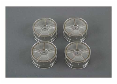 Tamiya Medium Narrow Dish Wheels Smoke Offset 0 49407