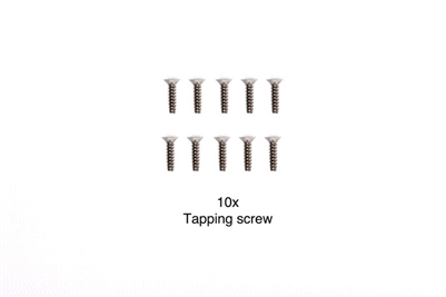 Tamiya 3x12mm Countersunk Tapping Screw 10pcs 50581