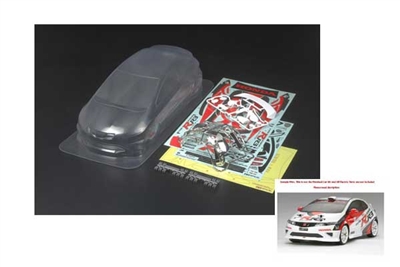 Tamiya 1:10 Honda Civic Type R R3 JAS Motorsport Body Parts Set 51431