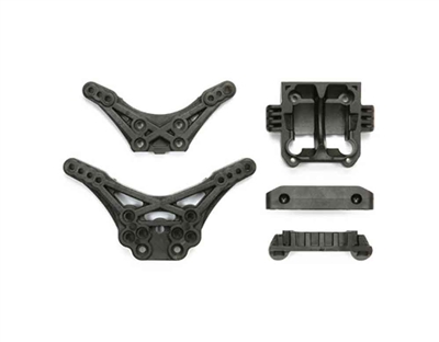 Tamiya DB02 Carbon Reinforced M & N Parts Damper Stay / Suspension Mount 54348