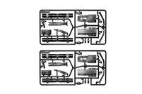 TAMIYA 56525 R/C Carbon Reinforced Matte Finish Axle for Semi-Trailer 1/14