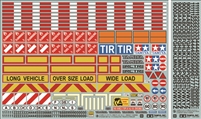 Tamiya Sticker Set for 1/14 Scale R/C Truck & Trailer 56534
