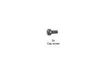 Tamiya 3X6mm CAP SCREW 2pcs 9808013