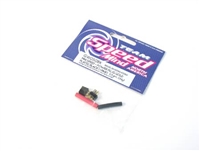 SPEEDMIND Mini Speed Power Plug Gold Plated Black 2pcs GW050BK