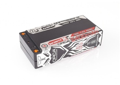 ORCA INFINITE X 5400MAH 130C Shorty 7.4V LP18IN2S54S