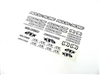 Muchmore RACING Logo Decal White & Black MR-WBS